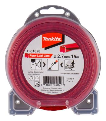 Makita Accessoires Maaidraad 2,7x30mtr rood - E-01834