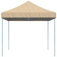 Partytent inklapbaar pop-up 410x279x315 cm beige - thumbnail