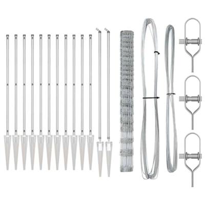 Weidehekwerk Zilver 25 x 1.6 m Gegalvaniseerd staal