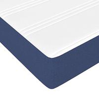 Pocketveringmatras 140x190x20 cm stof blauw - thumbnail