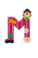 Sevi letter clown m: 10 cm (81749) - thumbnail