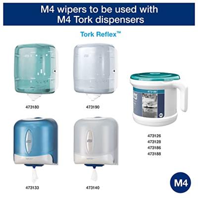 Tork Reflex Wiping poetspapier, centerfeed, 1-laags, systeem M4, pak van 6 rollen - thumbnail
