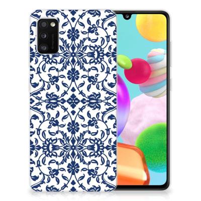 Samsung Galaxy A41 | TPU Case | Flower Blue