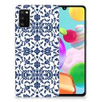Samsung Galaxy A41 | TPU Case | Flower Blue - thumbnail