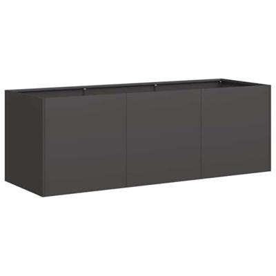 Plantenbak Zwart 120x40x40 cm Koudgewalst Staal
