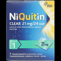 Niquitin Clear Pleisters 21mg Stap 1 - thumbnail