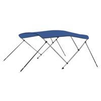 Biminitop 3-boogs 183x160x137 cm blauw - thumbnail