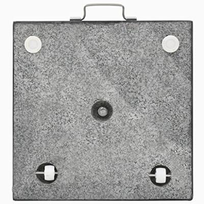 VidaXL Parasolvoet vierkant 28,5 kg graniet zwart VidaXL Parasolvoet vierkant 28,5 kg graniet zwart