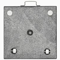 Parasolvoet vierkant 28,5 kg graniet zwart - thumbnail