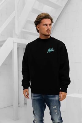 Malelions Signature Drip Sweater Heren Zwart - Maat S - Kleur: Zwart | Soccerfanshop