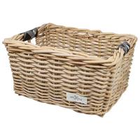 Rieten Fietsmand L Black Diamonds grijs - thumbnail