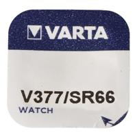 Varta v377 knoopcel batterij zilver - thumbnail