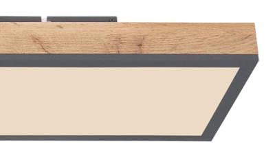 Globo Houten led plafondlampDoro 80x20cm - 416080WD4