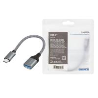 LogiLink CU0106 USB-kabel 0,15 m USB 3.2 Gen 1 (3.1 Gen 1) USB C USB A Grijs - thumbnail
