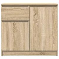 Dressoir met lade 71x35x65 cm spaanplaat sonoma eikenkleurig - thumbnail