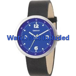 Horlogeband DKNY NY2008 Leder Zwart 20mm