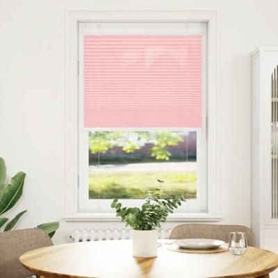 Pliss rolgordijn 70x100 cm stofbreedte 69,4 cm polyester roze - thumbnail