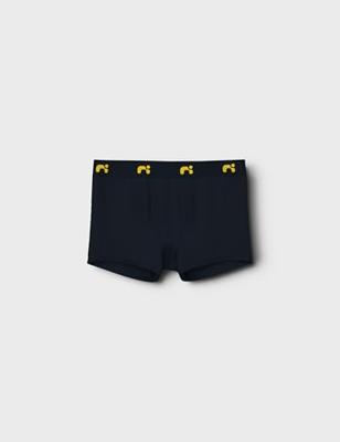 Name it 3-pak jongens boxershorts - Basic - Katoenen jongens onderbroeken - Zwart - Grijs - Donkerblauw