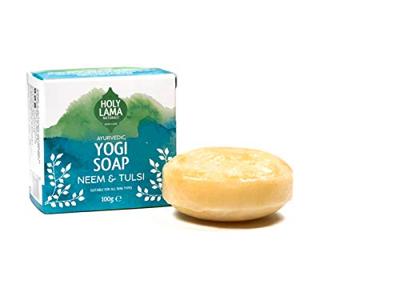 Holy Lama Neem & Tulsi Zeep Yogi in Palmblad