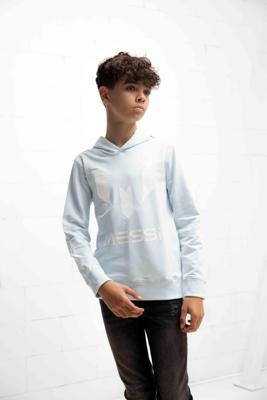 Vingino x Messi Logo Hoodie Kids Lichtblauw - Maat 152 - Kleur: Lichtblauw | Soccerfanshop Vingino x Messi Logo Hoodie Kids Lichtblauw - Maat 152 - Kleur: Lichtblauw | Soccerfanshop
