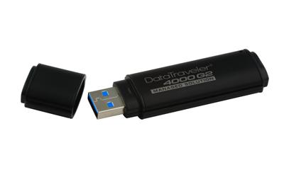 Kingston Technology DataTraveler 4000G2 with Management 64GB USB flash drive USB Type-A 3.2 Gen 1 (3.1 Gen 1) Zwart