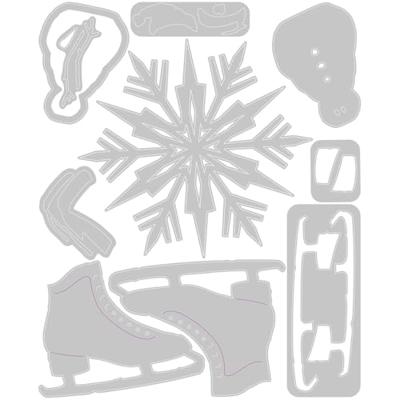 Sizzix • tim holtz thinlits die set vault winter wishes 10pcs