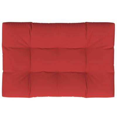 VidaXL Palletkussen 120x80x12 cm stof rood