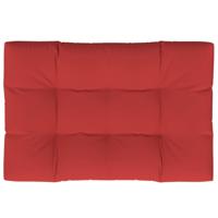 VidaXL Palletkussen 120x80x12 cm stof rood - thumbnail