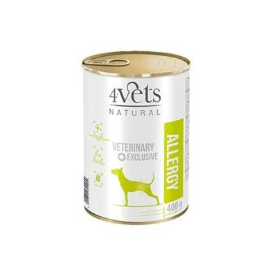 4VETS Natural Allergy Lamb Dog - nat hondenvoer - 400 g