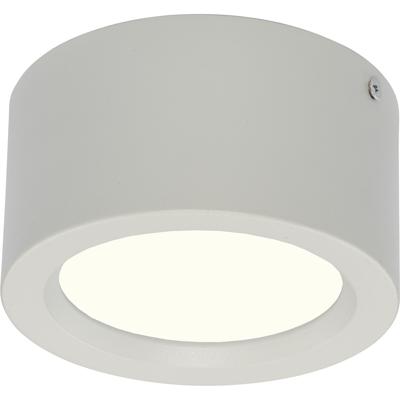 LED Downlight - Opbouw Rond Hoog 10W - Natuurlijk Wit 4200K - Mat Wit Aluminium - Ø140mm