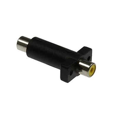 Lyndahl Cinch AV Adapter [1x Cinch-koppeling - 1x Cinch-koppeling] Zwart/geel