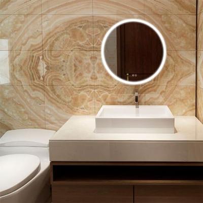 Wandspiegel EDM 32436 20 W Ø 60 cm Transparant Aluminium Cirkelvormig LED Licht