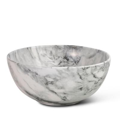Waskom Globo T-Edge Rond 37x16 cm Zonder Overloop Arabescato Grigio Waskom Globo T-Edge Rond 37x16 cm Zonder Overloop Arabescato Grigio