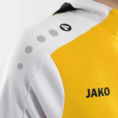 JAKO 6770 Sweater Met Kap Dynamic - Geel/Wit/Zwart - L