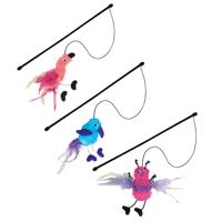 KONG CAT TEASER FEATHER ASSORTI 47X5X4 CM - thumbnail