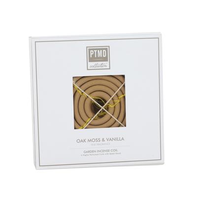 PTMD Incense coil Oak Moss & Vanilla 4 pcs holderL PTMD Incense coil Oak Moss & Vanilla 4 pcs holderL