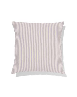 HEMA Kussen 40x40cm katoen strepen (paars)