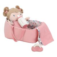 Little Dutch babypop in mandje Rosa - thumbnail