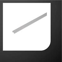SLV 230V-railsysteemcomponenten Afdekrail Grijs 1004784 Cover - thumbnail