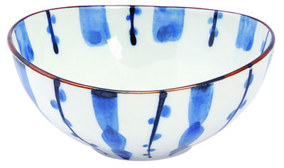 Blauw-witte kom - Mixed Bowls - 500ml - 16 x 7cm Blauw-witte kom - Mixed Bowls - 500ml - 16 x 7cm