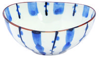 Blauw-witte kom - Mixed Bowls - 500ml - 16 x 7cm - thumbnail