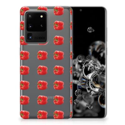 Samsung Galaxy S20 Ultra | Siliconen Case | Paprika Red