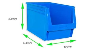 Magazijnbak stapelbak 59 Blauw Tayg 500x303x300mm