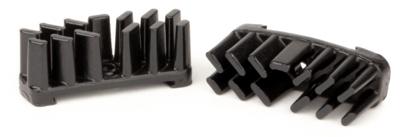 Elvedes koelvinnen Aerostream 6800CF1 aluminium zwart 2 stuks