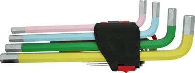 KS Tools 151.4650 Inbus Haakse schroevendraaierset 1/16 inch, 5/64 inch, 3/32 inch, 1/8 inch, 5/32 inch, 3/16 inch, 7/32 inch, 1/4 inch, 5/16 inch, 3/8 inch,