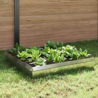 VidaXL Slakkenhekken 8 pcs zilver gegalvaniseerd staal - thumbnail