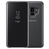 Clear View Standing Cover EF-ZG960 - Flip cover voor mobiele telefoon - zwart - voor Galaxy S9 - thumbnail