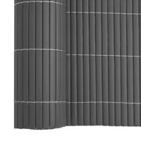 VidaXL Tuinhek dubbelzijdig grijs 1,8x3 m pvc - thumbnail