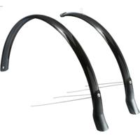 Eurofender spatbordenset Snello 46mm 28" mat zwart - thumbnail