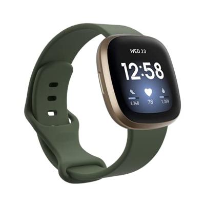 Fitbit Versa 3 & 4 / Sense 1 & 2 Sportbandje - Groen - Maat: S/M